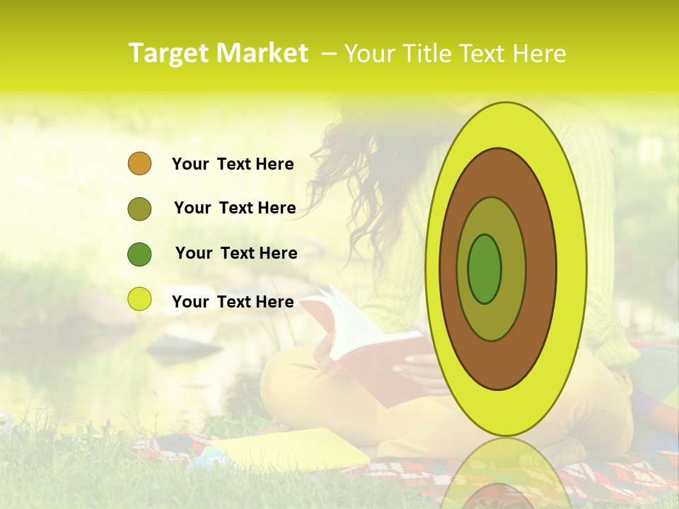 Education Beautiful Person PowerPoint Template