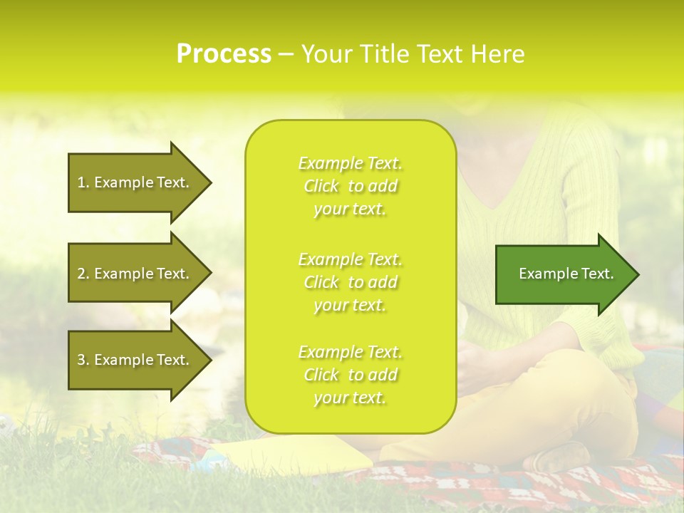 Education Beautiful Person PowerPoint Template