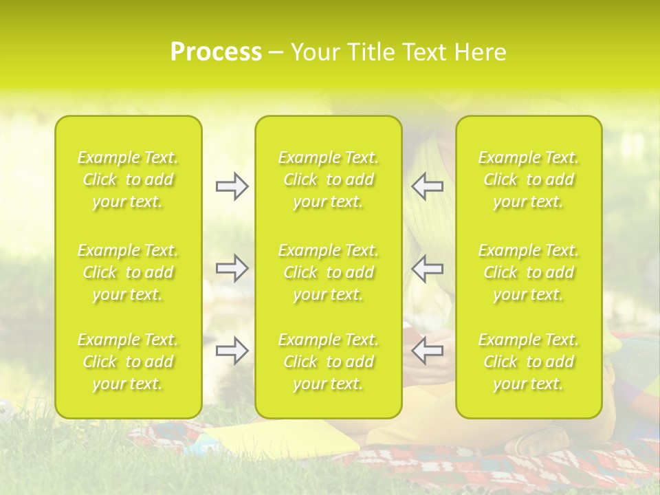 Education Beautiful Person PowerPoint Template