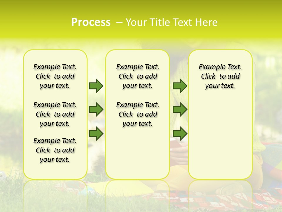 Education Beautiful Person PowerPoint Template