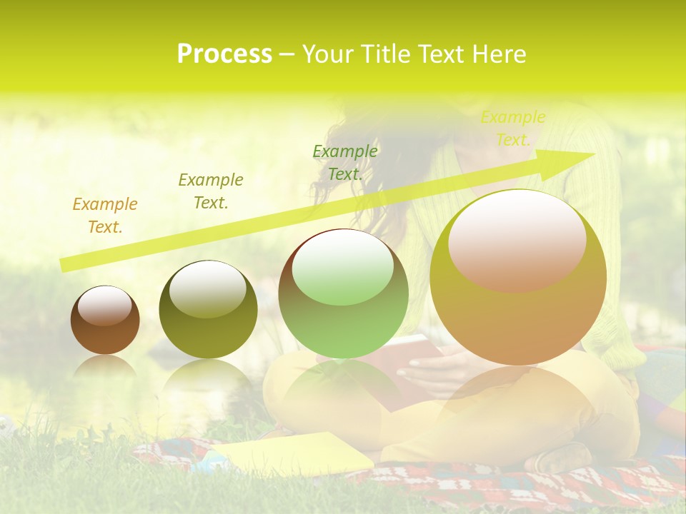 Education Beautiful Person PowerPoint Template