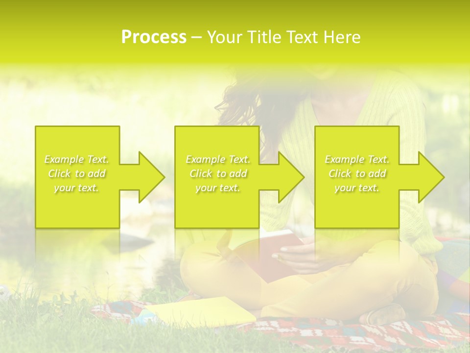 Education Beautiful Person PowerPoint Template