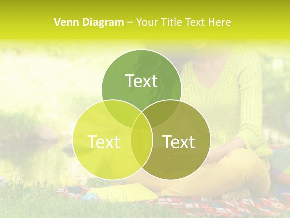 Education Beautiful Person PowerPoint Template