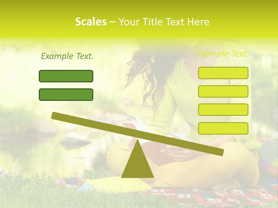 Education Beautiful Person PowerPoint Template