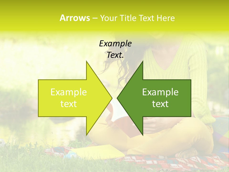 Education Beautiful Person PowerPoint Template