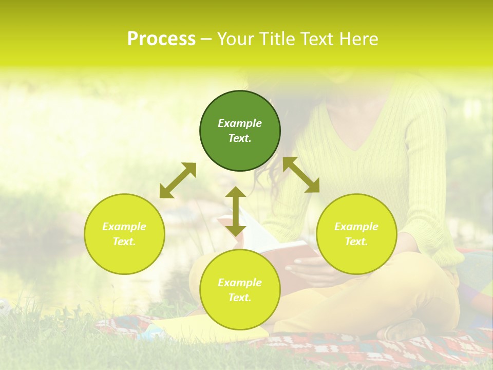 Education Beautiful Person PowerPoint Template