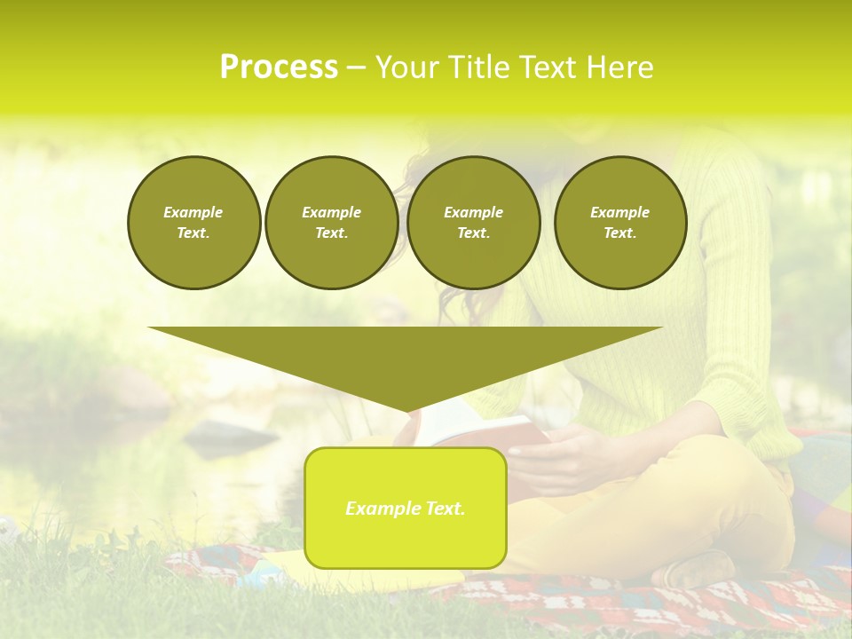 Education Beautiful Person PowerPoint Template