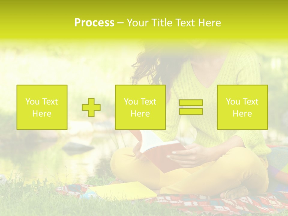 Education Beautiful Person PowerPoint Template