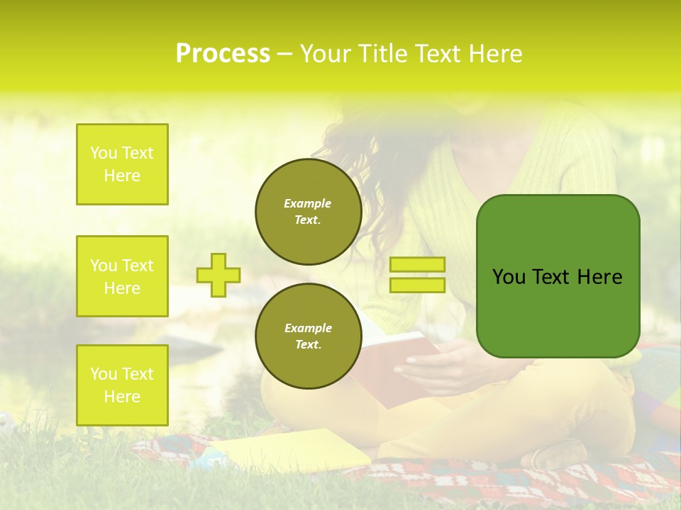 Education Beautiful Person PowerPoint Template