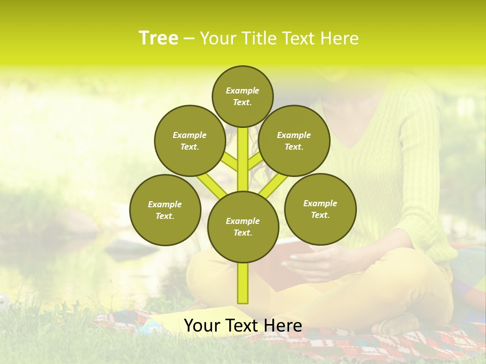 Education Beautiful Person PowerPoint Template