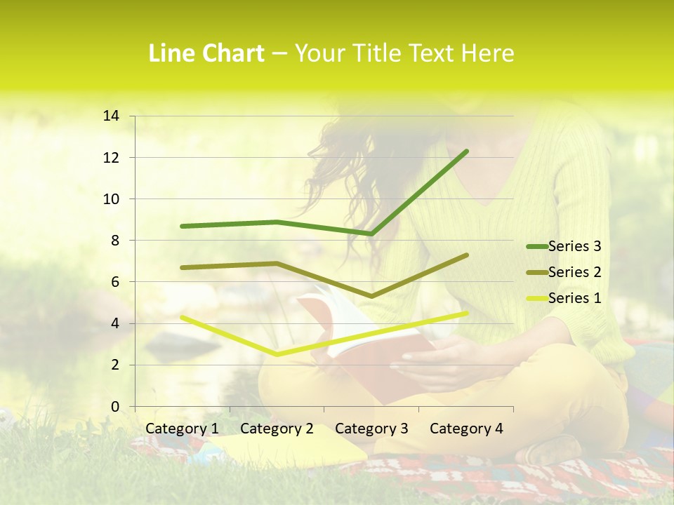 Education Beautiful Person PowerPoint Template