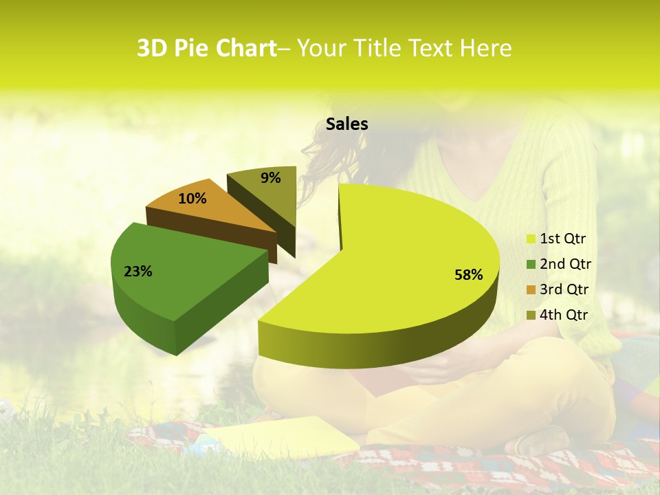 Education Beautiful Person PowerPoint Template