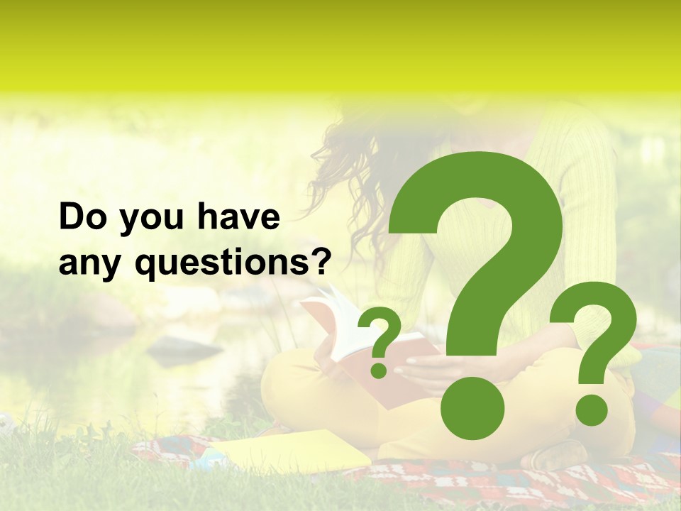 Education Beautiful Person PowerPoint Template