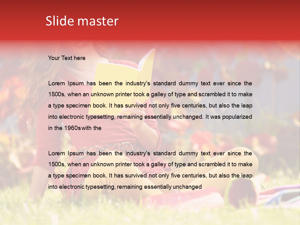 Fresh Book Portrait PowerPoint Template