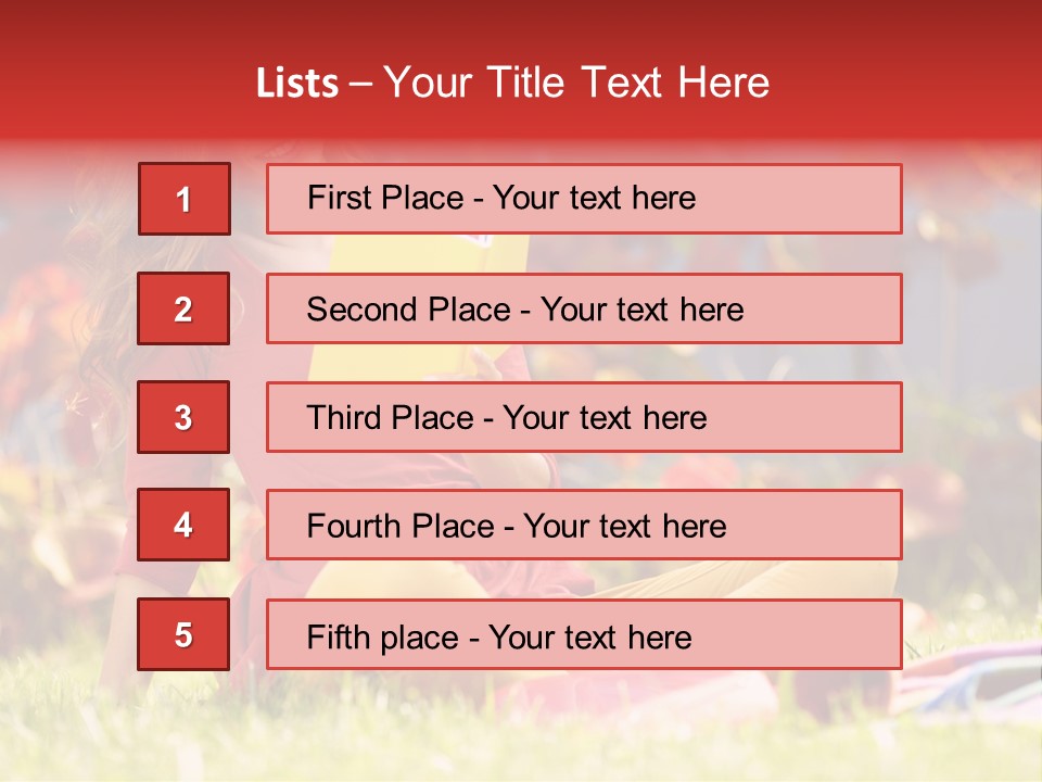Fresh Book Portrait PowerPoint Template