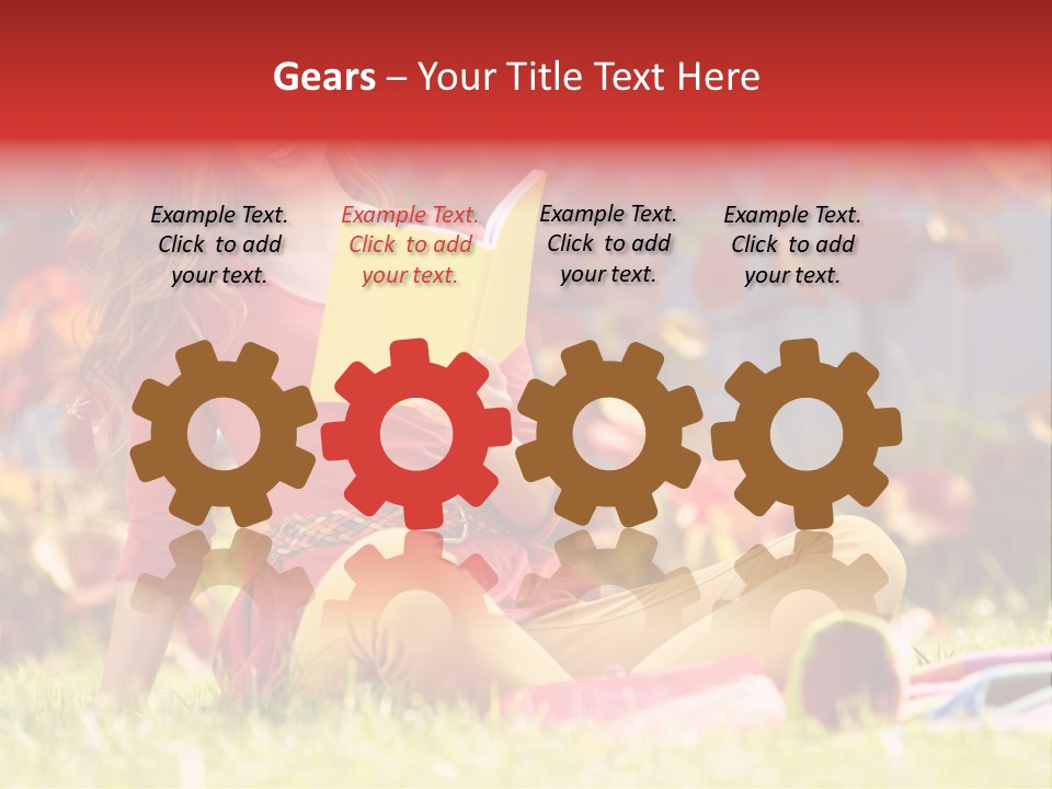 Fresh Book Portrait PowerPoint Template