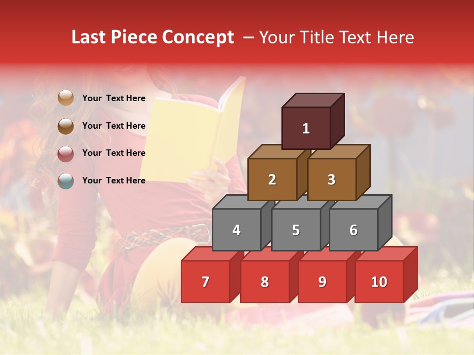 Fresh Book Portrait PowerPoint Template