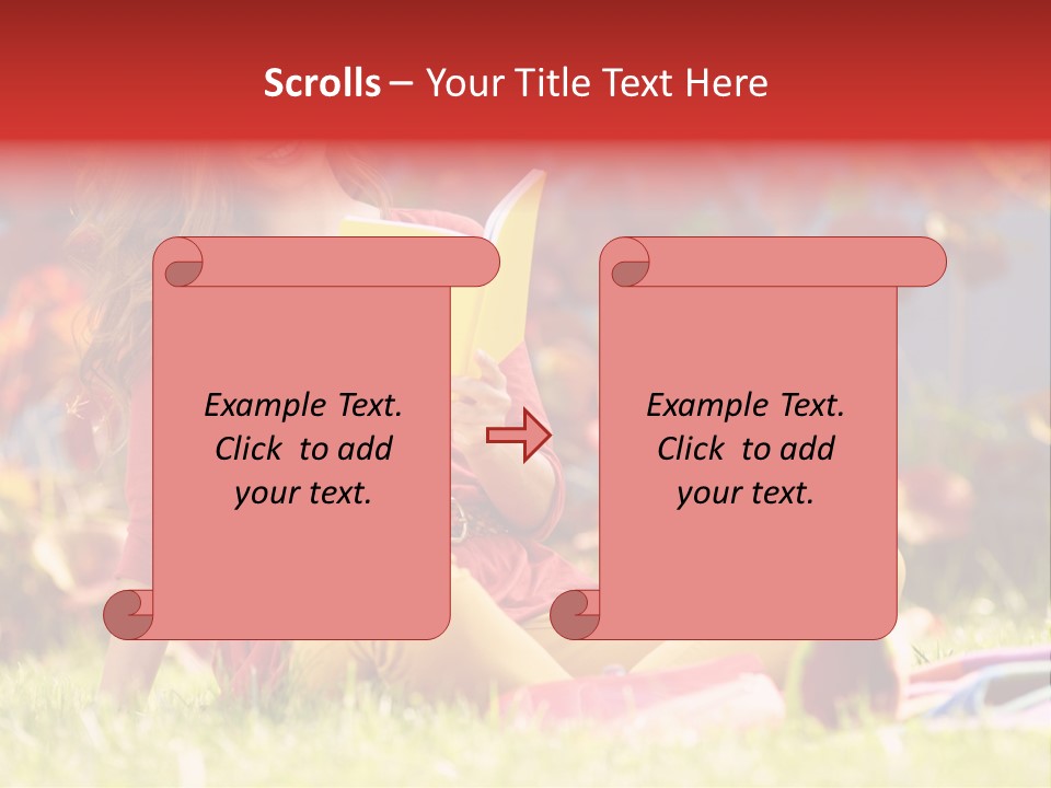 Fresh Book Portrait PowerPoint Template