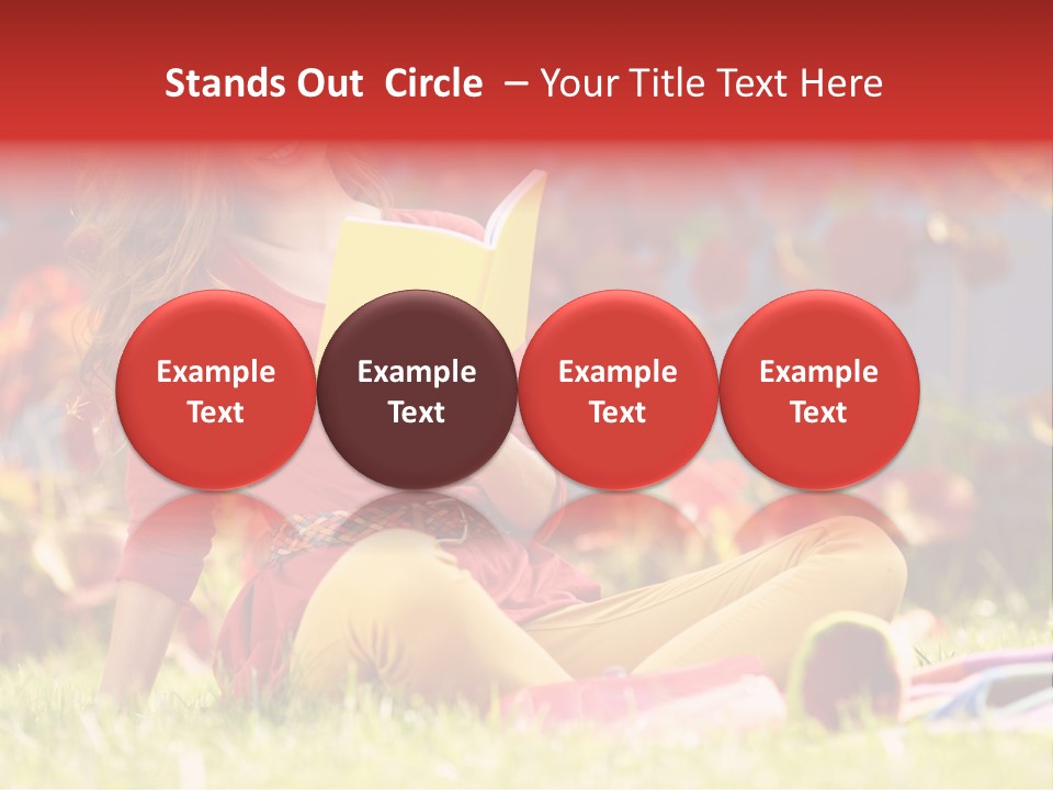 Fresh Book Portrait PowerPoint Template