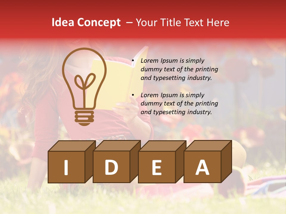 Fresh Book Portrait PowerPoint Template