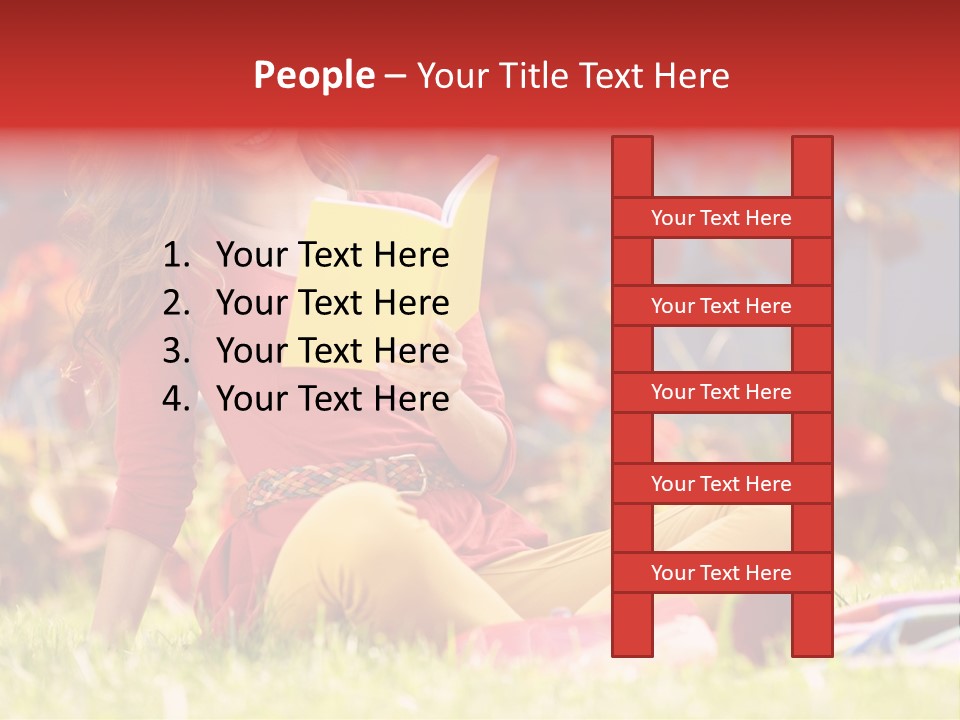 Fresh Book Portrait PowerPoint Template