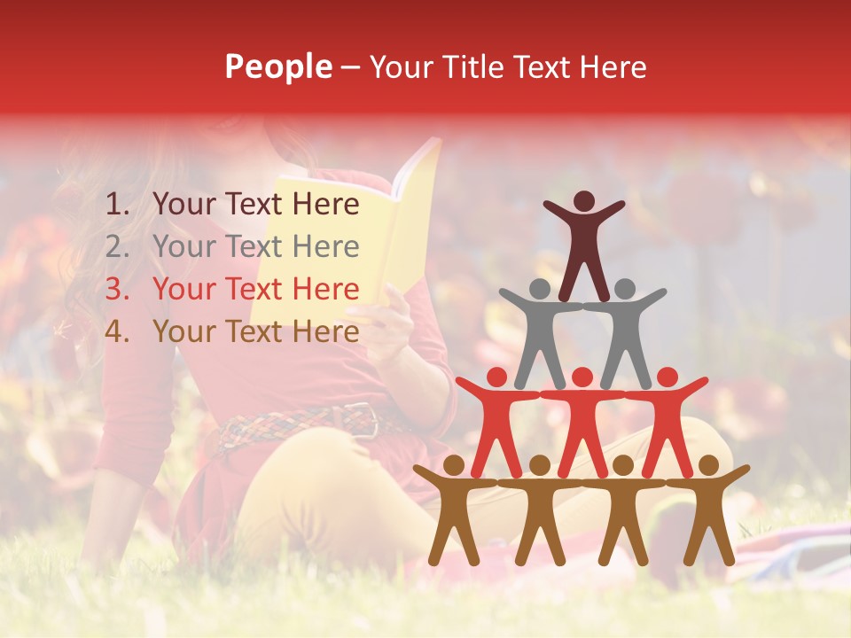 Fresh Book Portrait PowerPoint Template