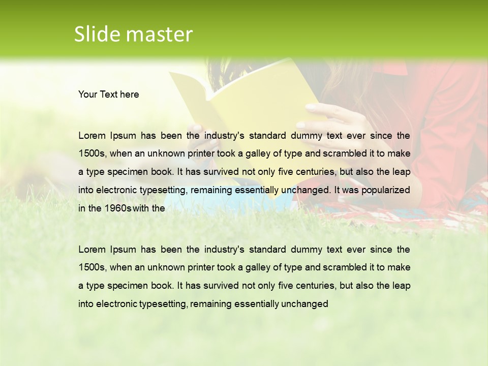 Outdoor Young Red PowerPoint Template