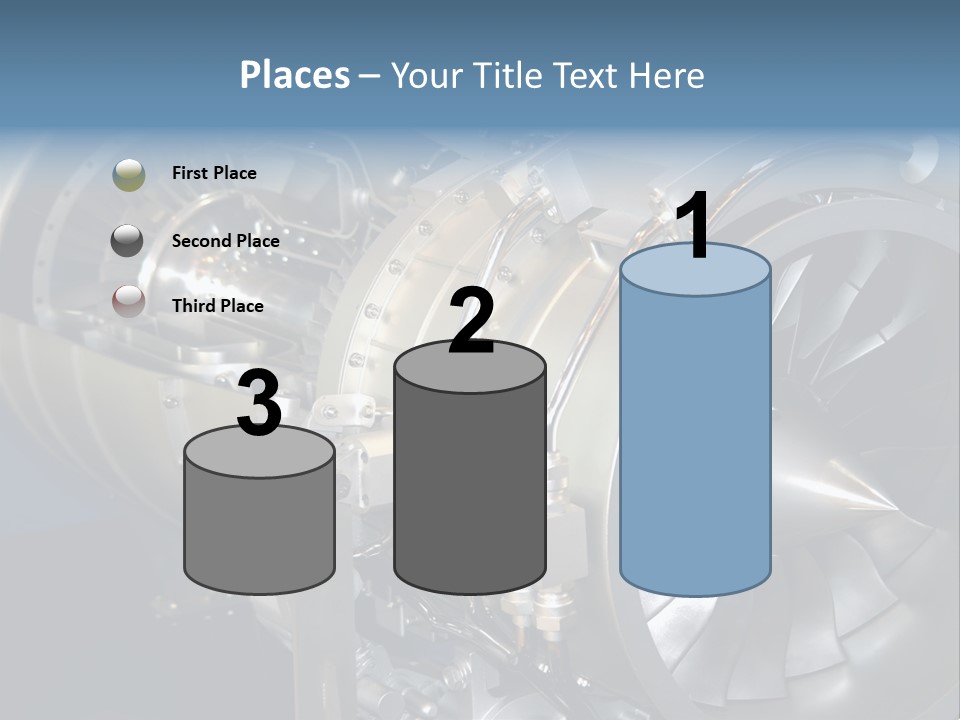 Turbine Mechanical Glimmer PowerPoint Template
