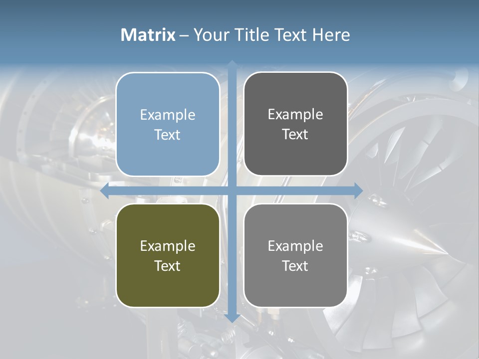 Turbine Mechanical Glimmer PowerPoint Template