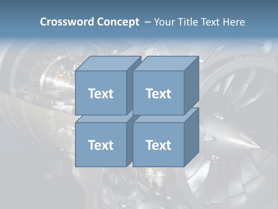 Turbine Mechanical Glimmer PowerPoint Template