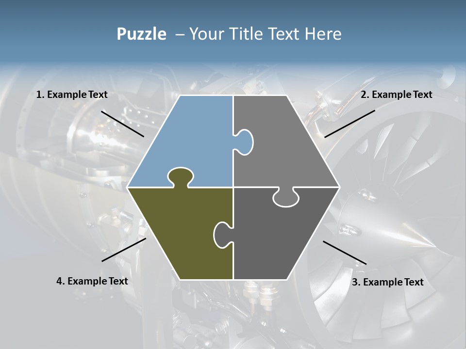 Turbine Mechanical Glimmer PowerPoint Template