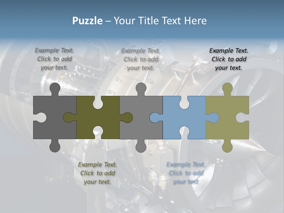 Turbine Mechanical Glimmer PowerPoint Template