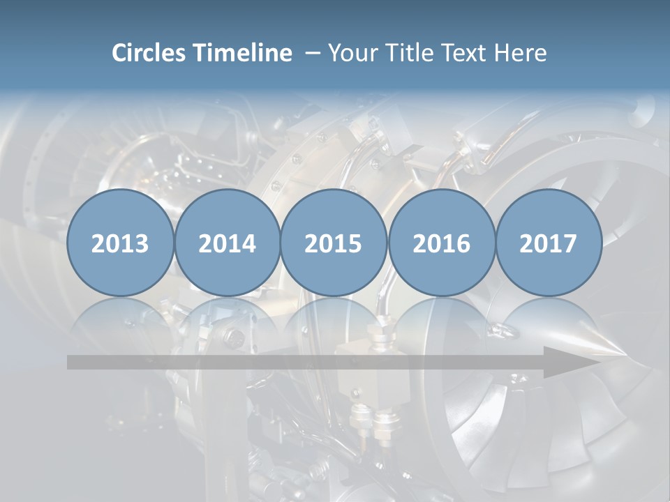 Turbine Mechanical Glimmer PowerPoint Template