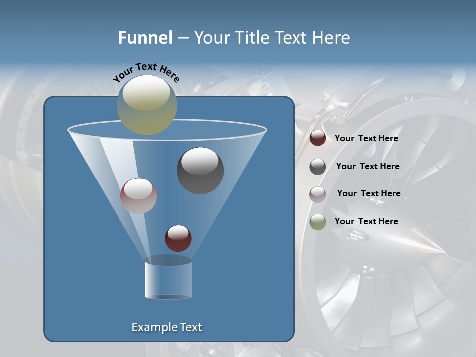 Turbine Mechanical Glimmer PowerPoint Template
