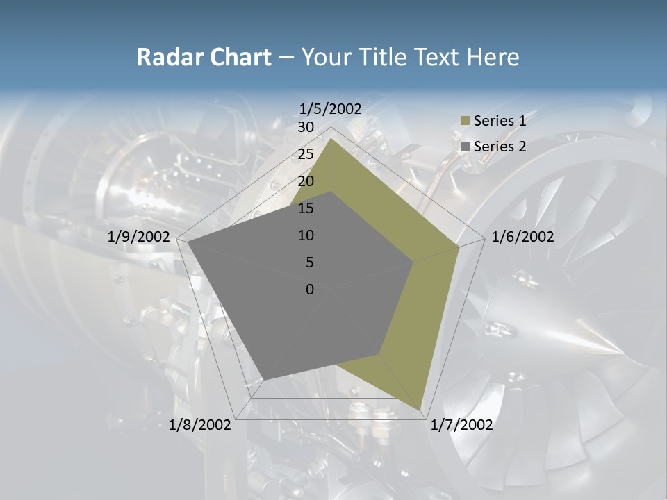 Turbine Mechanical Glimmer PowerPoint Template