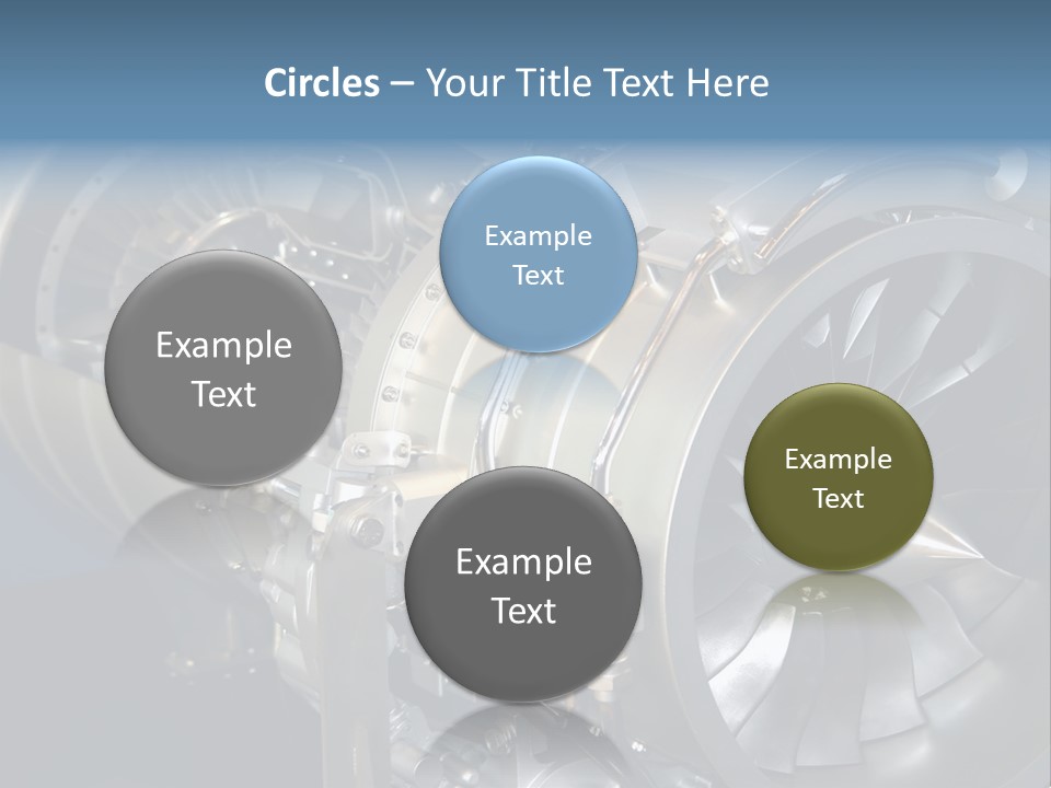 Turbine Mechanical Glimmer PowerPoint Template