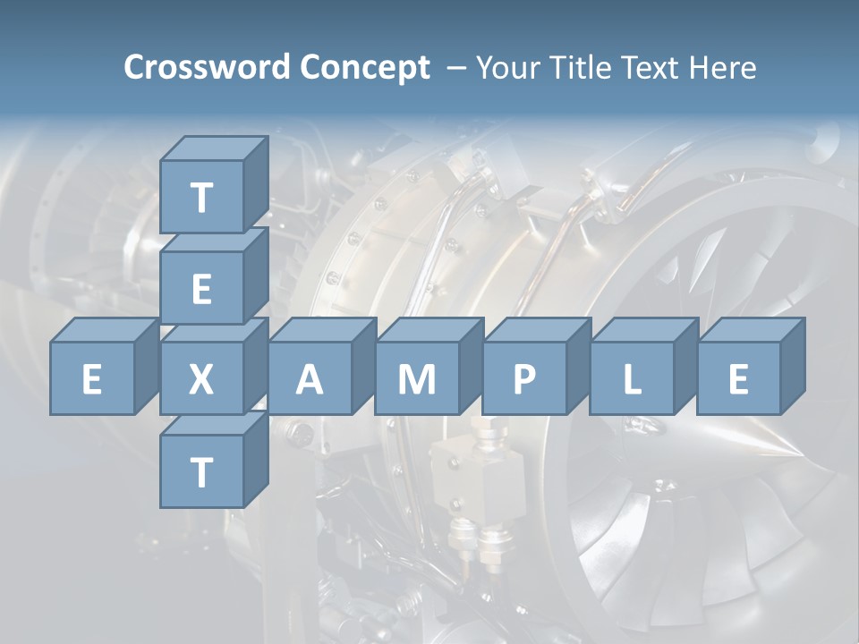 Turbine Mechanical Glimmer PowerPoint Template