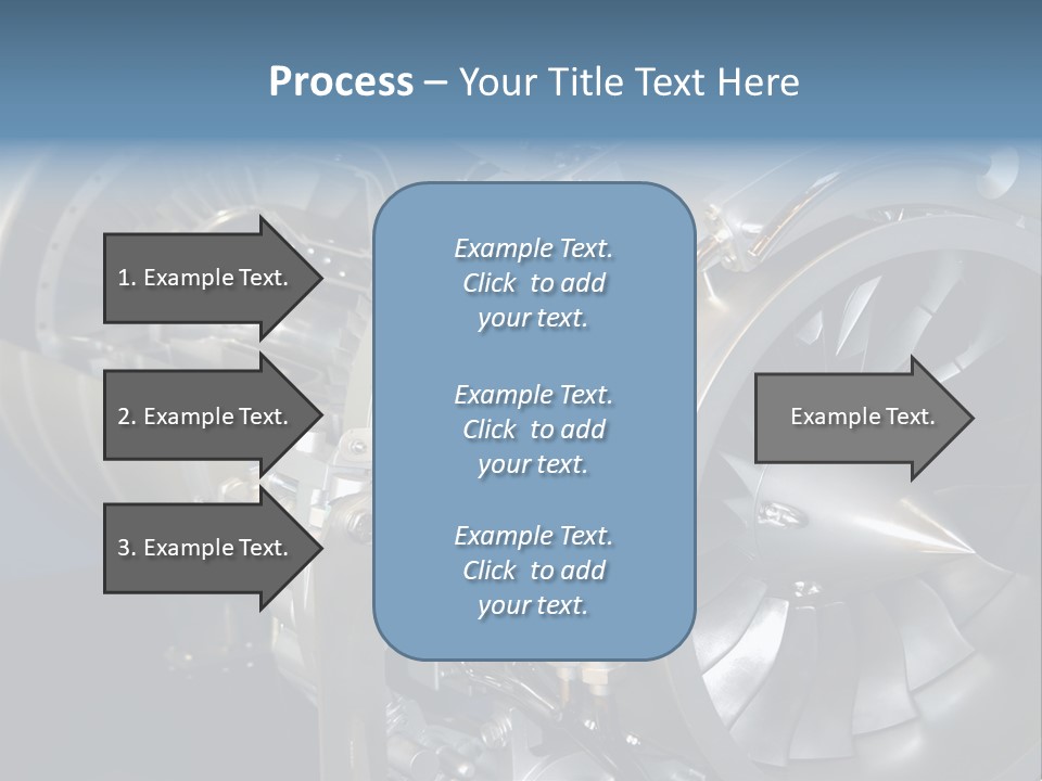 Turbine Mechanical Glimmer PowerPoint Template