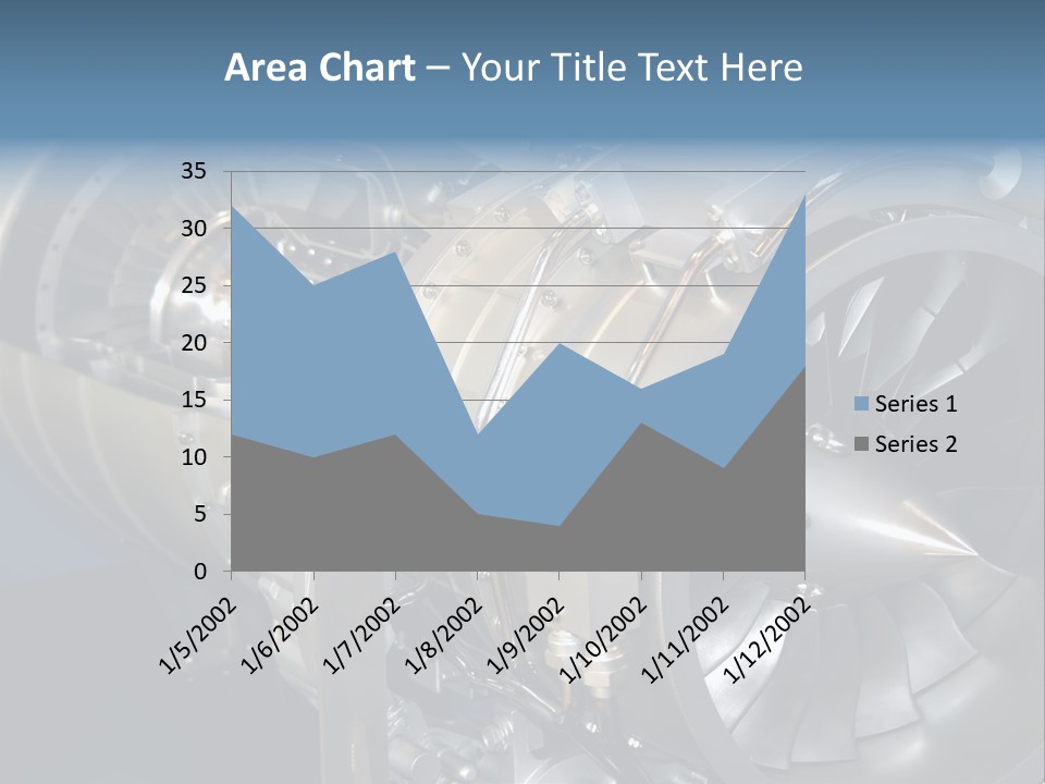 Turbine Mechanical Glimmer PowerPoint Template