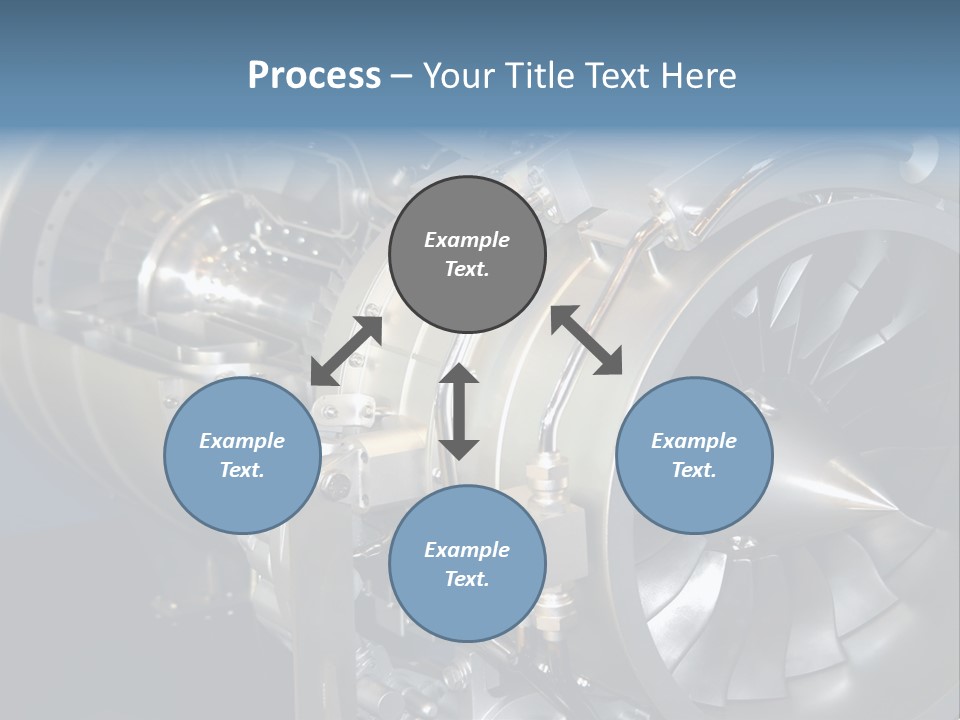 Turbine Mechanical Glimmer PowerPoint Template