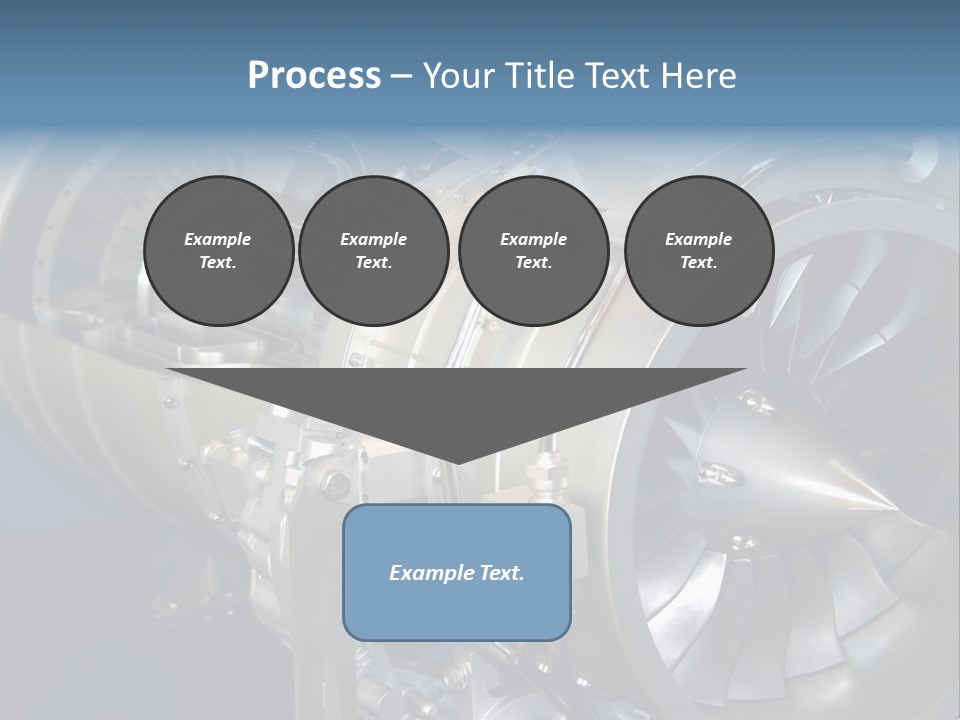 Turbine Mechanical Glimmer PowerPoint Template