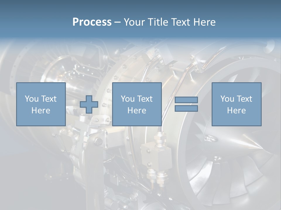 Turbine Mechanical Glimmer PowerPoint Template