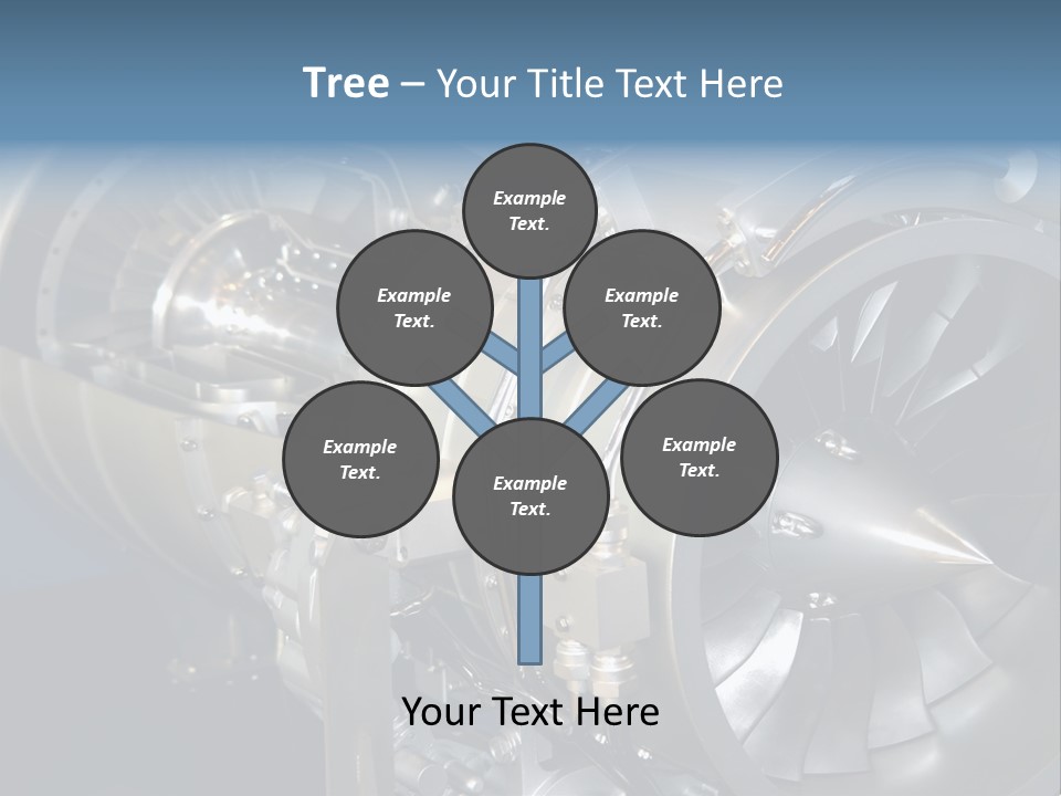Turbine Mechanical Glimmer PowerPoint Template