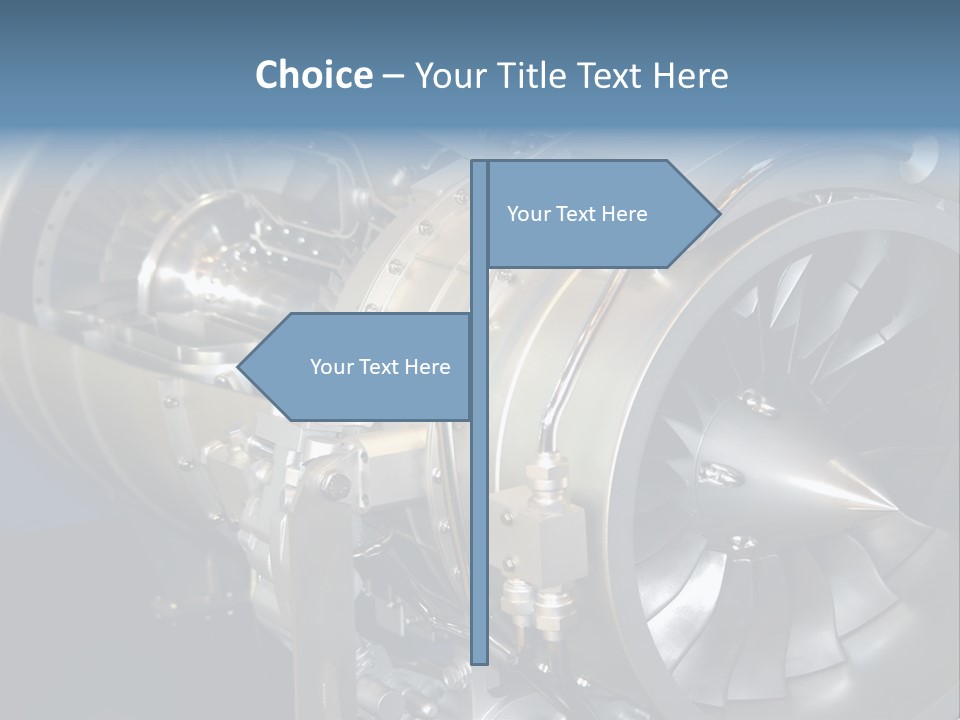 Turbine Mechanical Glimmer PowerPoint Template