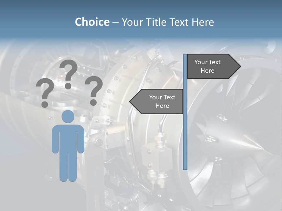 Turbine Mechanical Glimmer PowerPoint Template