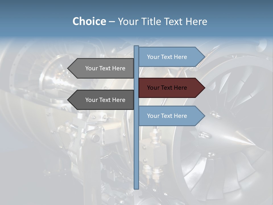 Turbine Mechanical Glimmer PowerPoint Template