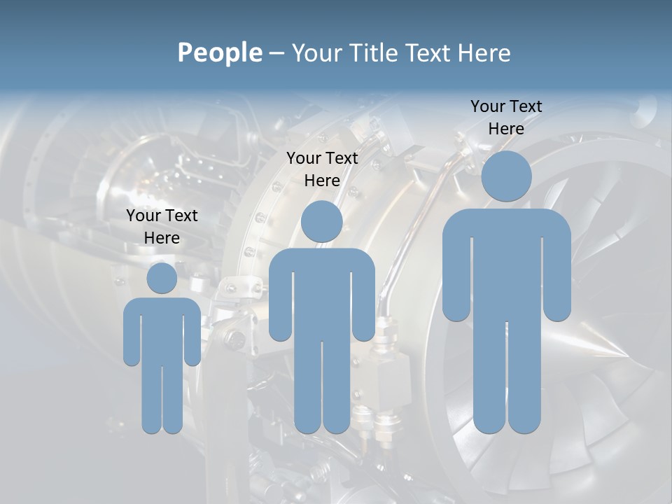 Turbine Mechanical Glimmer PowerPoint Template