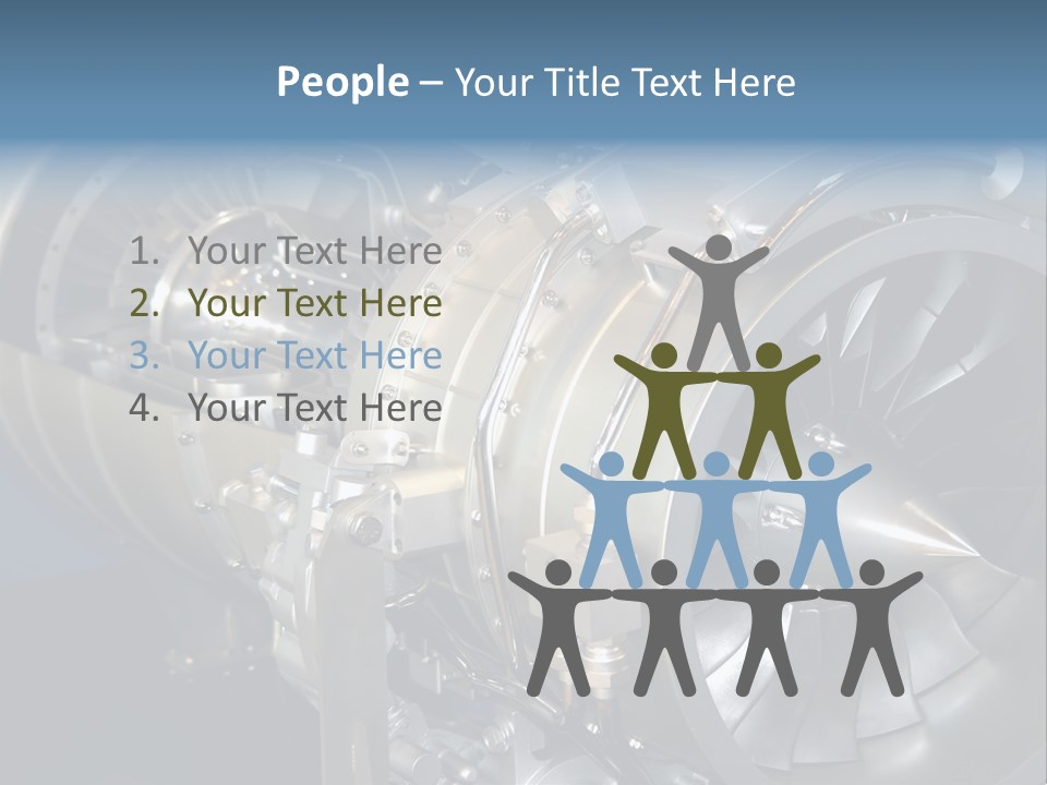 Turbine Mechanical Glimmer PowerPoint Template