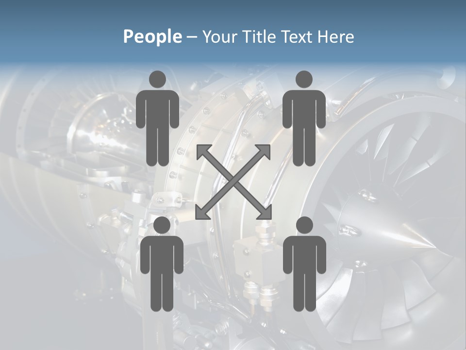 Turbine Mechanical Glimmer PowerPoint Template