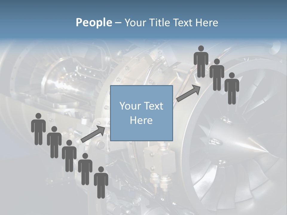 Turbine Mechanical Glimmer PowerPoint Template